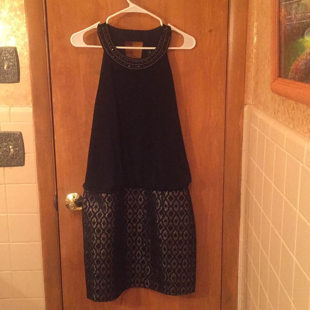 NWOT HOT✨LAUNDRY BLACK COCKTAIL DRESS SZ 8